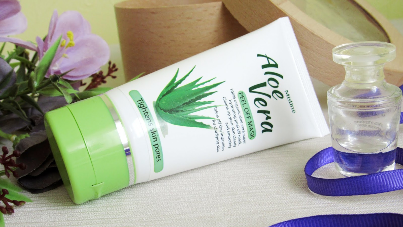 Натуральная маска-пленка для лица из Тайланда очищающая с алоэ Mistine Aloe Vera Peel Off Mask купить в Москве и Московской области.