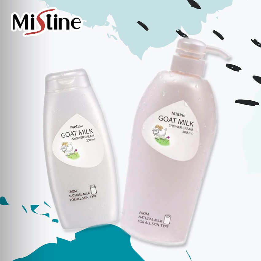 Натуральный крем для душа из Тайланда с козьим молоком Mistine Goat Milk Shower Cream купить в Москве и Московской области