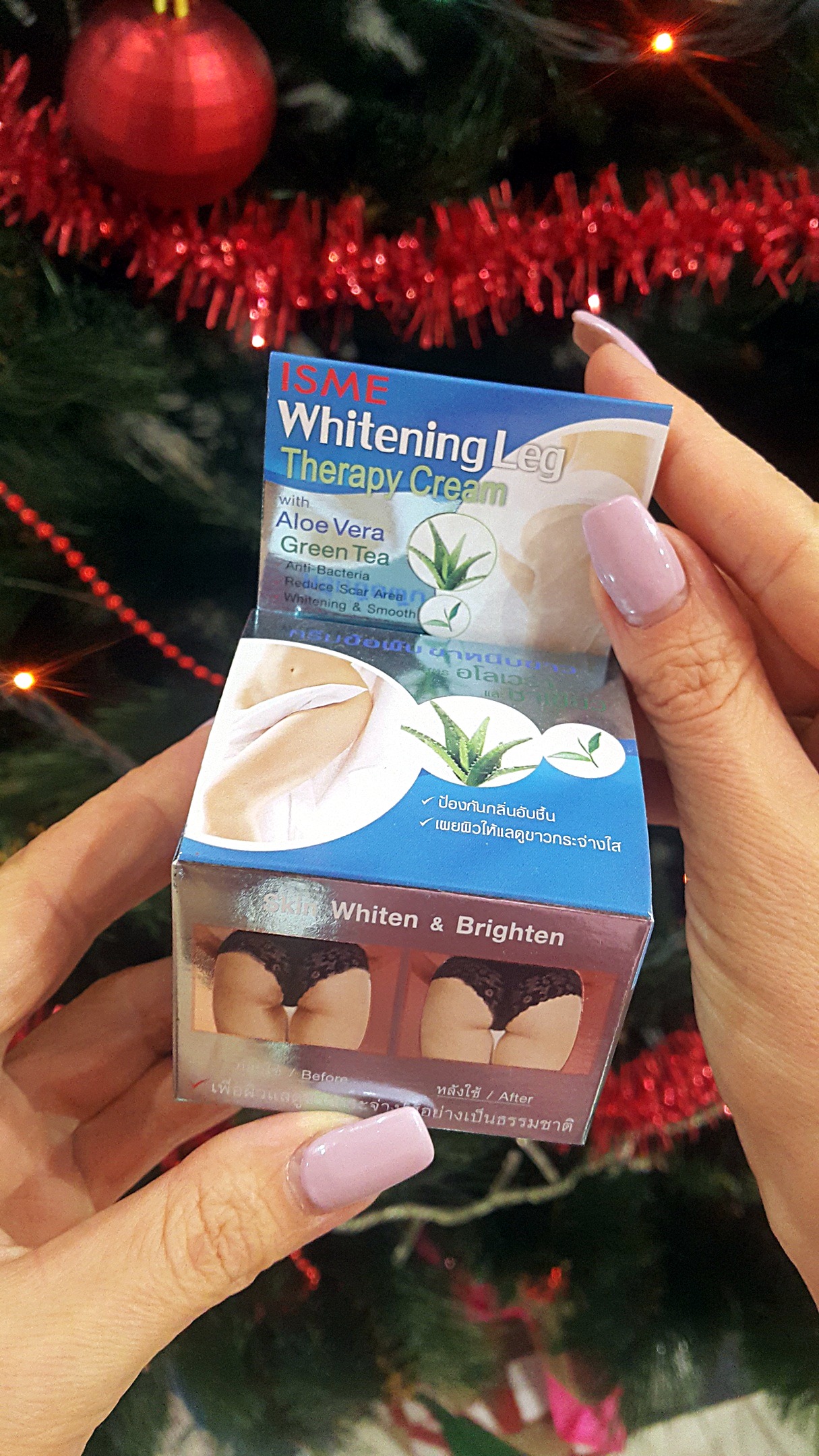 Натуральный крем из Тайланда для отбеливания зоны бикини ISME Whitening Leg Therapy Cream купить в Москве и Московской области.