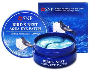 SNP Bird's Nest Aqua Eye Patch 60 patches. Korea