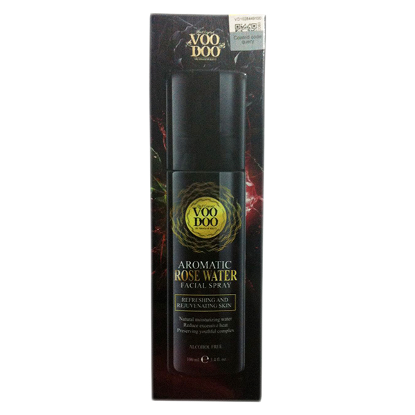 Спрей-тоник для лица с Дамасской Розой и Гиалуроновой Кислотой Voodoo Aromatic Rose Water Facial Spray 100 мл.