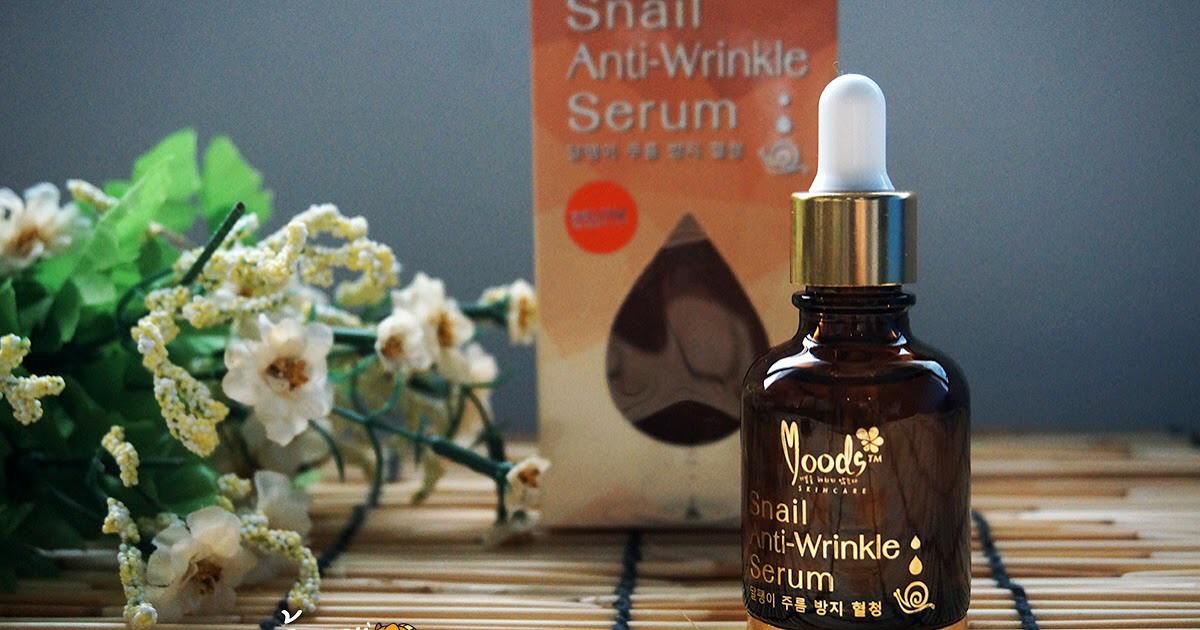 Тайская сыворотка-концентрат с улиточным муцином и алоэ вера для активного омоложения и увлажнения кожи лица Snail Anti Wrinkle Serum Moods.