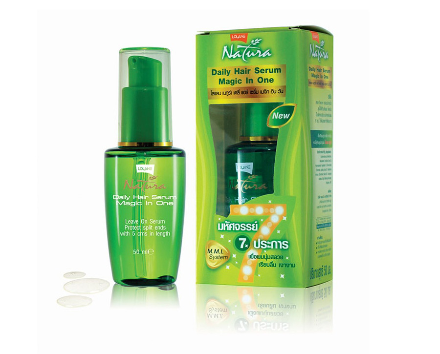 Тайская сыворотка для кончиков волос Daily Hair Serum Magic Lolane Natura 50 мл. syvorotka-lolane-dlya-konchikov-volos-50ml