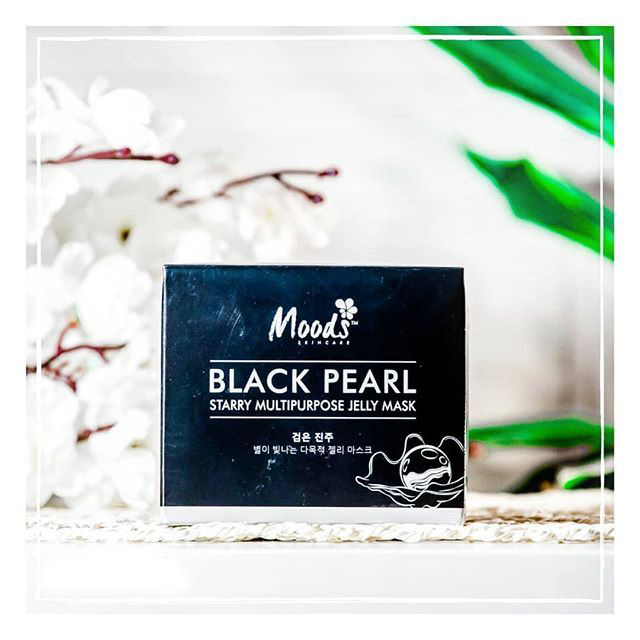 Тайские гидрогелевые патчи с черным жемчугом MOODS BLACK PEARL STARRY MULTIPURPOSE JELLY MASK 60 шт. ТАЙ
