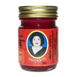 Тайский красный бальзам для тела с перцем чили Кулаб Hamar Osoth Red Balm Kulub 50 гр.