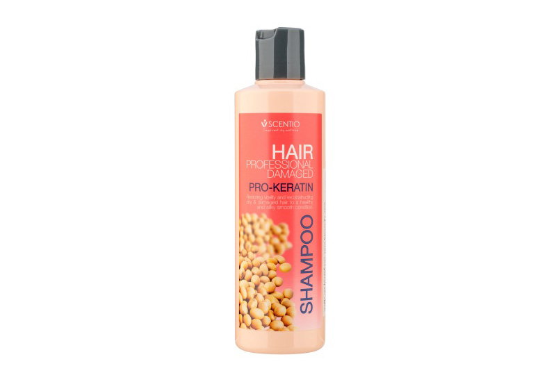 Тайский восстанавливающий шампунь с кератином Beauty Buffet SCENTIO PRO-KERATIN SHAMPOO 250 мл. ТАИЛАНД ШАМПУНИ SHAMPOO_COVER