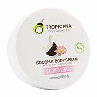 Tropicana Coconut Body Cream Sacred Lotus 250 gr. Thailand-tropicana-coconut-body-cream